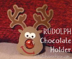 Rudolph Chocolate Holders