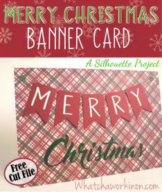 Merry Christmas Banner Card