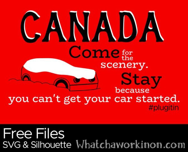 Free SVG & Silhouette files for funny (but true!) design.