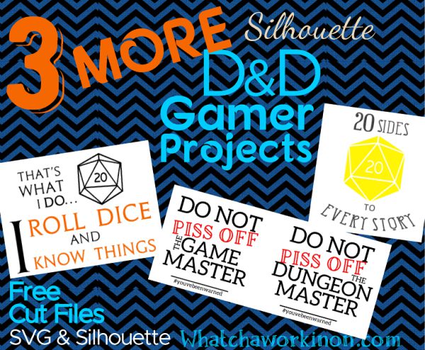 Free Files for D&D & Cypher Gamer Projects on the Silhouette.